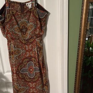 KSL Paisley Long Sleeve Dress - Multicolor